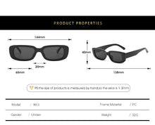 Load image into Gallery viewer, Vintage Sunglasses Women Brand Designer Retro Sunglass Rectangle Sun Glasses Oculos Lunette De Soleil Femm