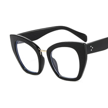 Load image into Gallery viewer, Women Blue Light Glass Cat Eye Glasses Frame Leopaard Eyeglasses For Female Retro Computer Claear Reading Clear Fram
