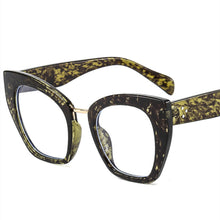 Load image into Gallery viewer, Women Blue Light Glass Cat Eye Glasses Frame Leopaard Eyeglasses For Female Retro Computer Claear Reading Clear Fram