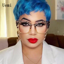 Load image into Gallery viewer, Women Blue Light Glass Cat Eye Glasses Frame Leopaard Eyeglasses For Female Retro Computer Claear Reading Clear Fram