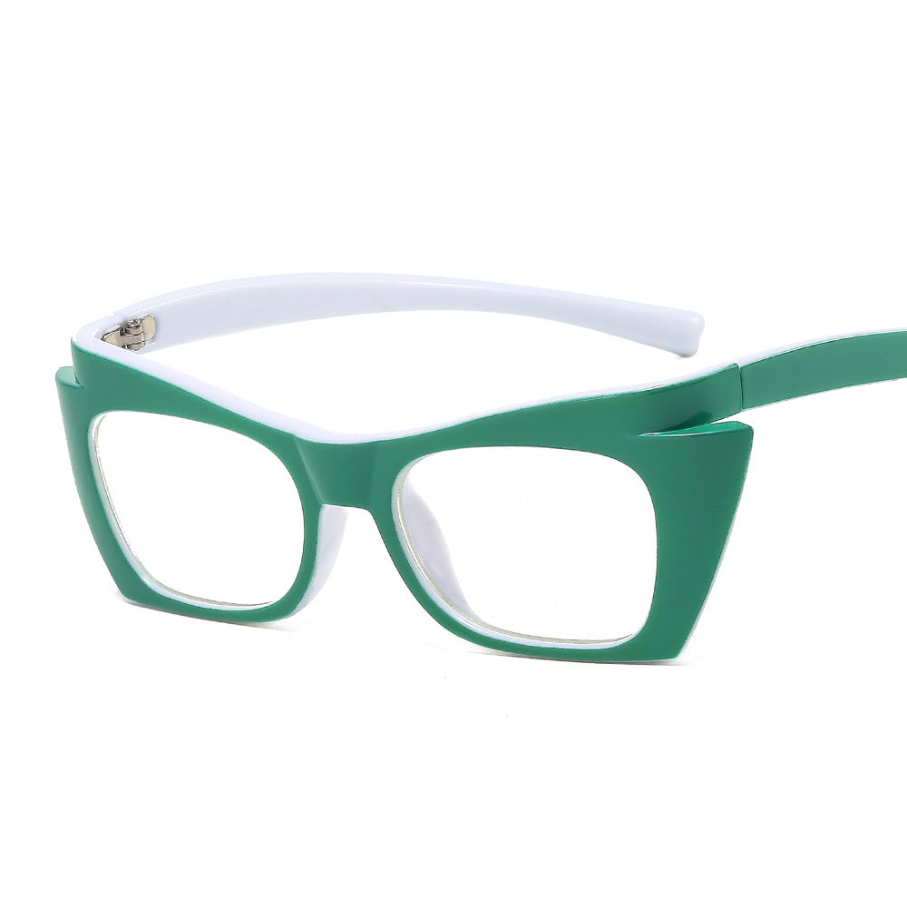 Women Cat Eye Blue Light Glasses Retro Clear Reading Eyeglasses Vintage Computer Ladies Frame Orange Leopard