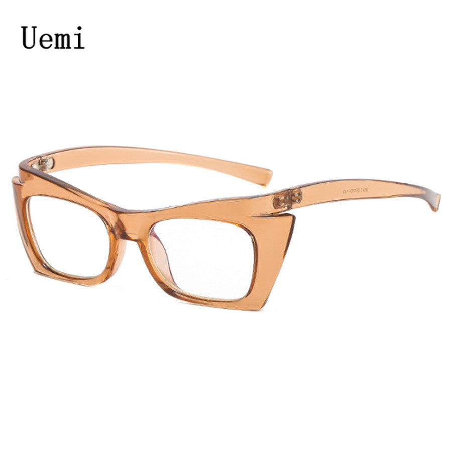 Women Cat Eye Blue Light Glasses Retro Clear Reading Eyeglasses Vintage Computer Ladies Frame Orange Leopard
