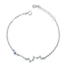 Load image into Gallery viewer, New Fine Jewelry Real Solid 925 Sterling Silver Bracelet Fine Jewelry for Women Unique Seven Stars 3 color Bracelet Wholesale