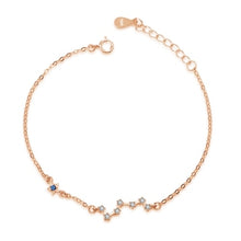 Load image into Gallery viewer, New Fine Jewelry Real Solid 925 Sterling Silver Bracelet Fine Jewelry for Women Unique Seven Stars 3 color Bracelet Wholesale