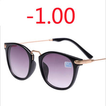 Load image into Gallery viewer, Finished Myopia Sun Glasses Gray Lens Metal Legs With Degrees Sunglasses -1 -1.5 -2.0 -2.5 -3.0 -3.5 -4.0