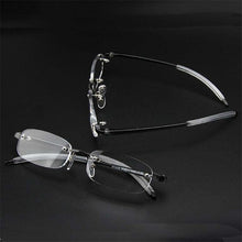 Load image into Gallery viewer, Frameless Finished Myopia Glasses Men Women Ultralight Rimless Frame Short-sighted Nearsighted Eyeglasses -100 ~ -400