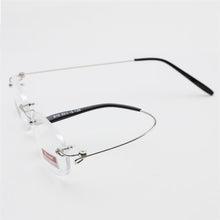 Carica l&#39;immagine nel visualizzatore di Gallery, Frameless Myopic Glasses Frame Eyeglasses Men Women Ultralight Rimless Frame Myopia Glasses 100 ~ 400 Degrees