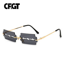 Load image into Gallery viewer, New Frameless Personality Hollow Blade Woman Sunglasses Retro Unique Hollow Funny Sunglasses Party Catwalk Men Sun Glasses