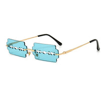 Load image into Gallery viewer, New Frameless Personality Hollow Blade Woman Sunglasses Retro Unique Hollow Funny Sunglasses Party Catwalk Men Sun Glasses