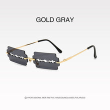 Load image into Gallery viewer, New Frameless Personality Hollow Blade Woman Sunglasses Retro Unique Hollow Funny Sunglasses Party Catwalk Men Sun Glasses