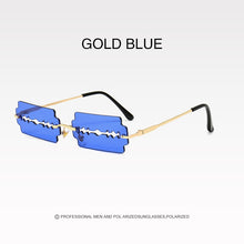 Load image into Gallery viewer, New Frameless Personality Hollow Blade Woman Sunglasses Retro Unique Hollow Funny Sunglasses Party Catwalk Men Sun Glasses