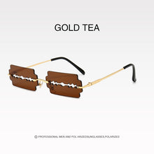 Load image into Gallery viewer, New Frameless Personality Hollow Blade Woman Sunglasses Retro Unique Hollow Funny Sunglasses Party Catwalk Men Sun Glasses