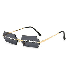Load image into Gallery viewer, New Frameless Personality Hollow Blade Woman Sunglasses Retro Unique Hollow Funny Sunglasses Party Catwalk Men Sun Glasses