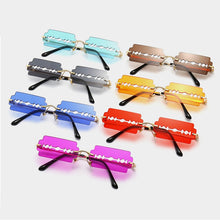 Load image into Gallery viewer, New Frameless Personality Hollow Blade Woman Sunglasses Retro Unique Hollow Funny Sunglasses Party Catwalk Men Sun Glasses