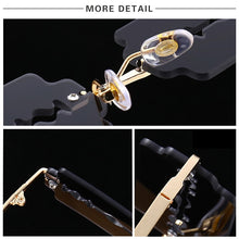 Load image into Gallery viewer, New Frameless Personality Hollow Blade Woman Sunglasses Retro Unique Hollow Funny Sunglasses Party Catwalk Men Sun Glasses