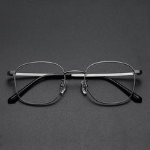 Load image into Gallery viewer, Full-Frame Retro Titanium Glasses Frame Can Be Equipped With Anti-Blue Light Myopia Glasses Male Net Red Trend Light Ova