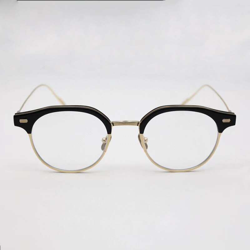 GENTLE Eyeglasses Frame KITO  Prescription Men's Women's Glasses Frame B Titanium Alloy Myopia Glasses Transparent