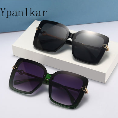 Glasses Brand Oversized Sunglasses Women  Gradient Sun Glasses Big Frame Vintage Eyewear UV400