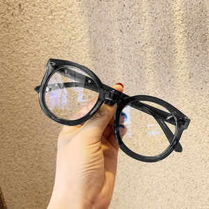 New Glasses Frame Round Computer Eyeglasses Arrow Rivet Eye glasses Frames For Men Women Candy Color Optical Glasses Frame