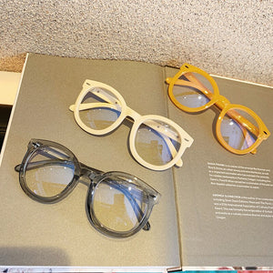 New Glasses Frame Round Computer Eyeglasses Arrow Rivet Eye glasses Frames For Men Women Candy Color Optical Glasses Frame