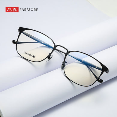 Glasses Frame Trendy Retro Style B Titanium Myopia Glasses Rim Beaeca