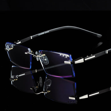 Glasses Prescription Eyeglasses Men Customized Prescription Glasses Myopia Hyperopia Frameless Frames 03