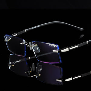 Glasses Prescription Eyeglasses Men Customized Prescription Glasses Myopia Hyperopia Frameless Frames 03