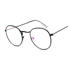Load image into Gallery viewer, Gold Glasses Frame Female  Brand Designer Optical Eyeglasses Women Vintage Round Metal Eyewear Clear Lens Circle