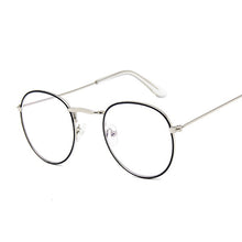 Load image into Gallery viewer, Gold Glasses Frame Female  Brand Designer Optical Eyeglasses Women Vintage Round Metal Eyewear Clear Lens Circle