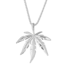 Load image into Gallery viewer, New Gold Silver Plated Small Herb Charm Necklace Maple Leaf Pendant Necklace Hop Jewelry Fashion Unisex Women Men Leaf Chain
