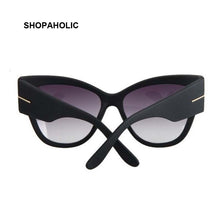 Load image into Gallery viewer, Gradient Points Cat Eye Women Sunglasses Tom High Sun Glasses Female Cateyes Sunglasses Women Brand Designer Oculos