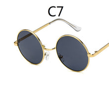 Load image into Gallery viewer, Hip-hop Style Round Frame Retro Sunglasses Men and Women Sunglasses