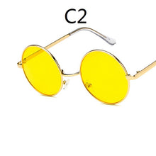 Load image into Gallery viewer, Hip-hop Style Round Frame Retro Sunglasses Men and Women Sunglasses