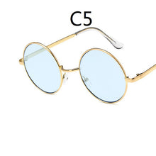 Load image into Gallery viewer, Hip-hop Style Round Frame Retro Sunglasses Men and Women Sunglasses