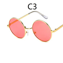Load image into Gallery viewer, Hip-hop Style Round Frame Retro Sunglasses Men and Women Sunglasses