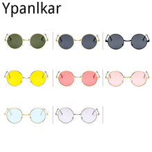 Load image into Gallery viewer, Hip-hop Style Round Frame Retro Sunglasses Men and Women Sunglasses
