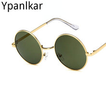 Load image into Gallery viewer, Hip-hop Style Round Frame Retro Sunglasses Men and Women Sunglasses