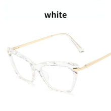 Load image into Gallery viewer, Oversized Frame Anti Blue Light Cat Eye Eyeglasses Square Women Reading Glasses Trending Design Optical Computer Glasses