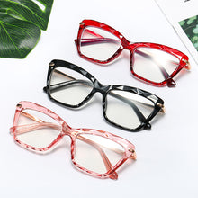 Load image into Gallery viewer, Oversized Frame Anti Blue Light Cat Eye Eyeglasses Square Women Reading Glasses Trending Design Optical Computer Glasses