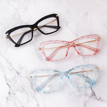 Load image into Gallery viewer, Oversized Frame Anti Blue Light Cat Eye Eyeglasses Square Women Reading Glasses Trending Design Optical Computer Glasses