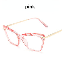 Load image into Gallery viewer, Oversized Frame Anti Blue Light Cat Eye Eyeglasses Square Women Reading Glasses Trending Design Optical Computer Glasses
