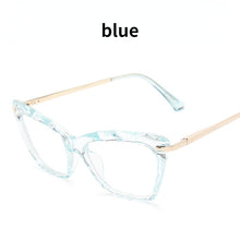 Load image into Gallery viewer, Oversized Frame Anti Blue Light Cat Eye Eyeglasses Square Women Reading Glasses Trending Design Optical Computer Glasses