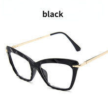 Load image into Gallery viewer, Oversized Frame Anti Blue Light Cat Eye Eyeglasses Square Women Reading Glasses Trending Design Optical Computer Glasses