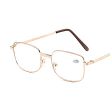 Load image into Gallery viewer, Selling Square Reading Glasses Metal Reading Glasses Men and Women Myopia High-value Glasses Simple Glasses
