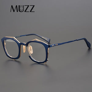 IP Titanium Retro Optical Eyeglasses Hand Made Japan Men Myopia Prescription Glasses Frame Personality Women Square Eyewear