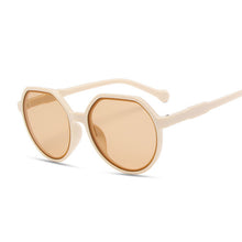 Carica l&#39;immagine nel visualizzatore di Gallery, Irregular Round Sunglasses Women Brand Designer Style Sun Glasses Female Ins Trend Big Frame Mirror Oculos De Sol