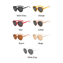 Carica l&#39;immagine nel visualizzatore di Gallery, Irregular Round Sunglasses Women Brand Designer Style Sun Glasses Female Ins Trend Big Frame Mirror Oculos De Sol