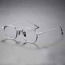 Load image into Gallery viewer, Japanese Handmade John Lennon Square Pure Titanium Glasses Frame Men Prescription Eyeglasses Women Vintage Myopia Optical