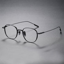 Load image into Gallery viewer, Japanese Handmade John Lennon Square Pure Titanium Glasses Frame Men Prescription Eyeglasses Women Vintage Myopia Optical