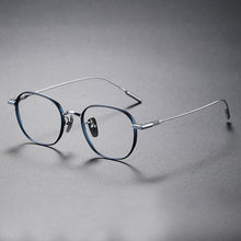 Load image into Gallery viewer, Japanese Handmade John Lennon Square Pure Titanium Glasses Frame Men Prescription Eyeglasses Women Vintage Myopia Optical